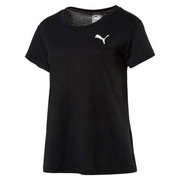 PUMA Damen Urban Sports Logo Tee T-shirt Top Dry Cell schwarz