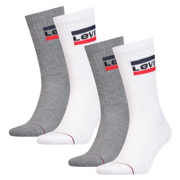 4 Paar Levis 144NDL Regular Cut SPR Unisex Socken Strümpfe 902012001