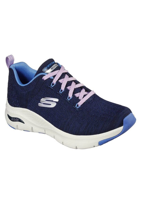 Skechers Arch Fit - COMFY WAVE Damen Sneaker 149414 NVBL blau