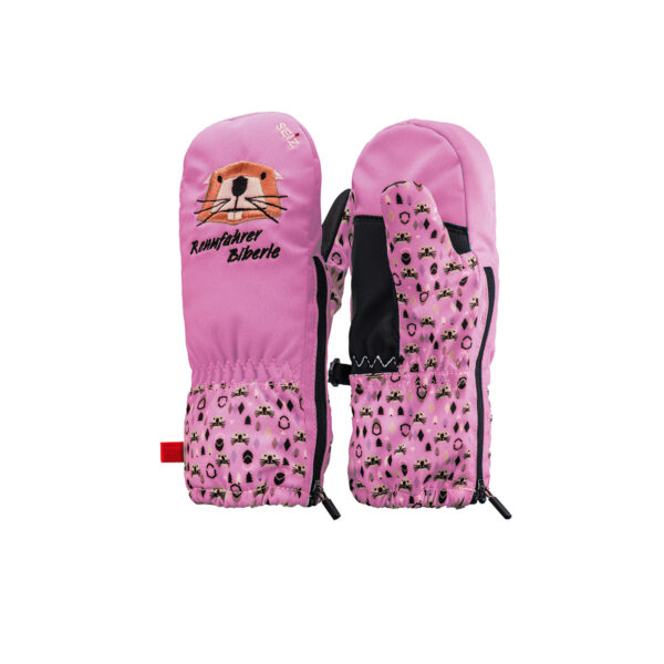 Seiz Handschuhe Biberle Kinder Winter Schnee Fäustlinge WGL00015 02 rosa