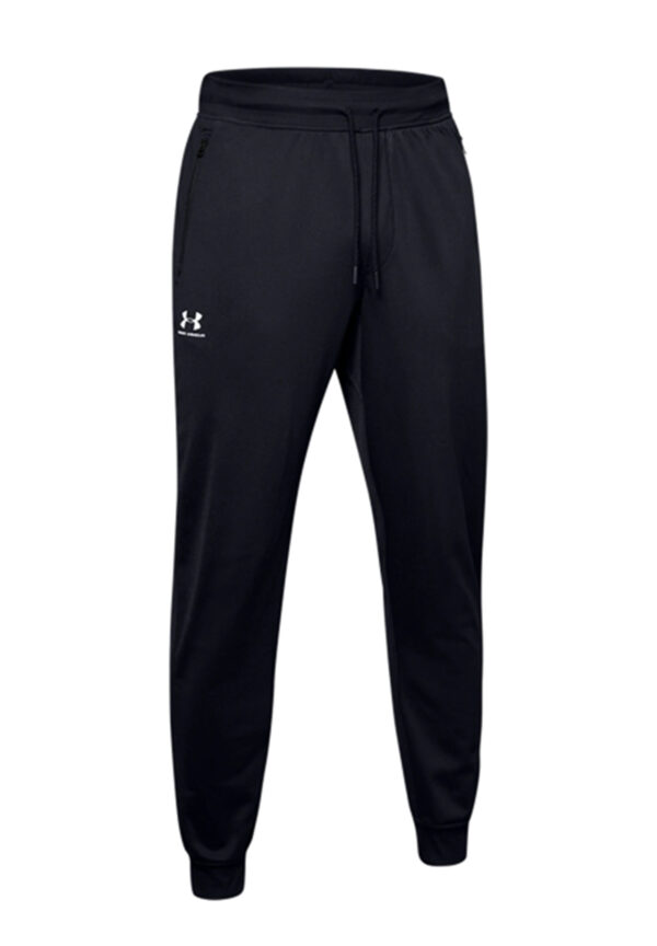 Under Armour Sportstyle Tricot Jogger Herren Fitness Hose Sporthose schwarz