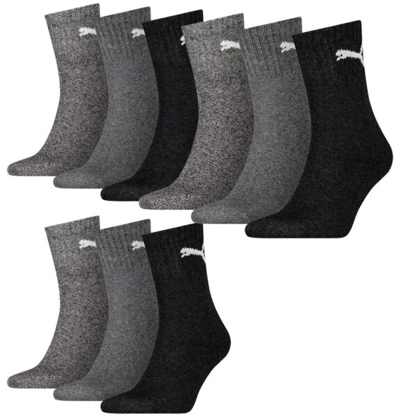 9 Paar Puma Socken Short Crew Sportsocken Tennis Socken Gr. 35 - 49 Unisex