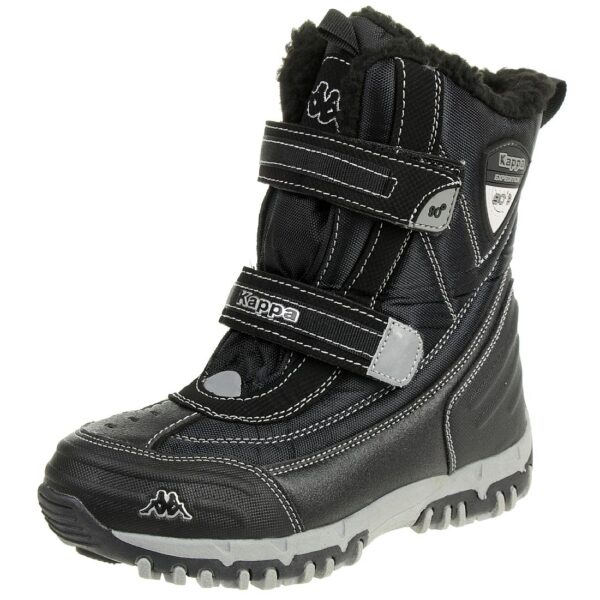 Kappa Unisex Kinder Stiefel Winterschuh gefüttert Schwarz 260639K