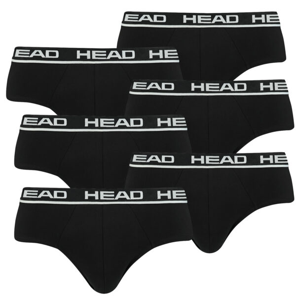 Head Herren Basic Brief Pant Slip Unterwäsche Unterhose 6 er Pack