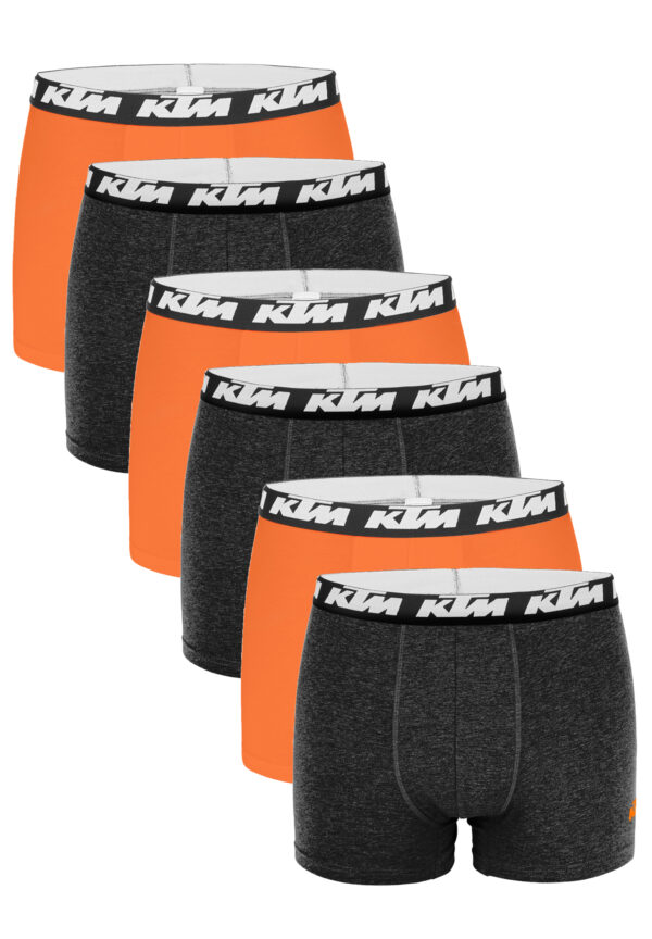 KTM by FREEGUN Boxershorts für Herren Unterwäsche Pant Men´s Boxer 6 er Pack