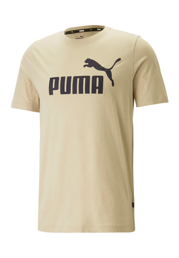 PUMA Herren ESS Essential Logo Tee T-Shirt 586667 85 Übergröße beige bis 4XL