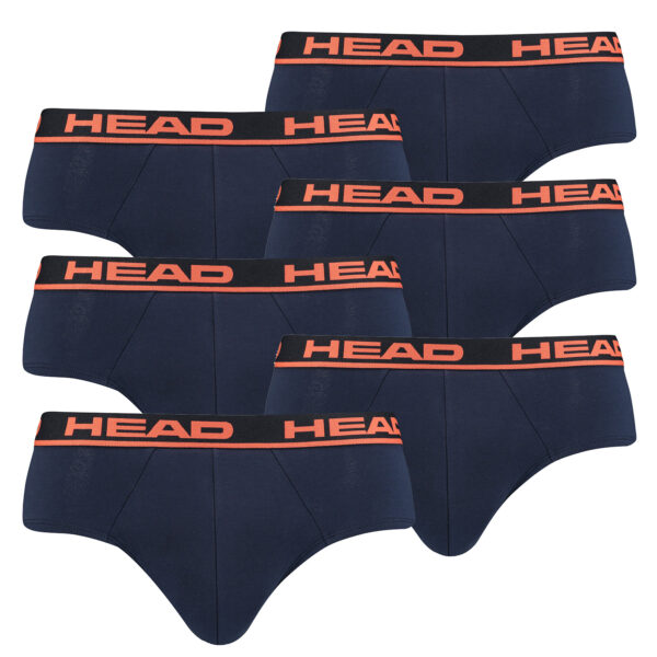 Head Herren Basic Brief Pant Slip Unterwäsche Unterhose 6 er Pack