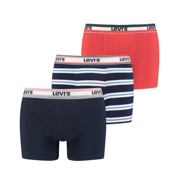 3 er Pack Levis Boxer Brief Herren LOGO Boxershorts Unterhose Pant Unterwäsche G...