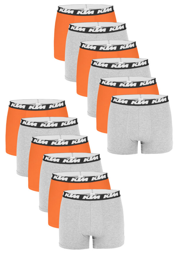 KTM by FREEGUN Boxershorts für Herren Unterwäsche Pant Men´s Boxer 12 er Multipa...