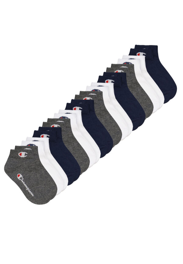 12 Paar Champion Quarter Socken Gr. 35 - 46 Unisex Sneaker Kurzsocken