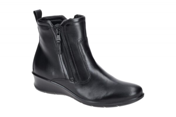 Ecco FELICIA 21714301001 schwarz - elegante Stiefelette f?r Damen