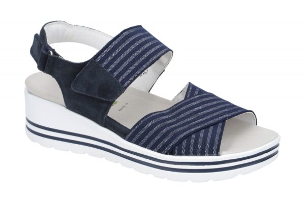 Waldl?ufer H 728005 130 021 dunkel-blau - Sandalette f?r Damen