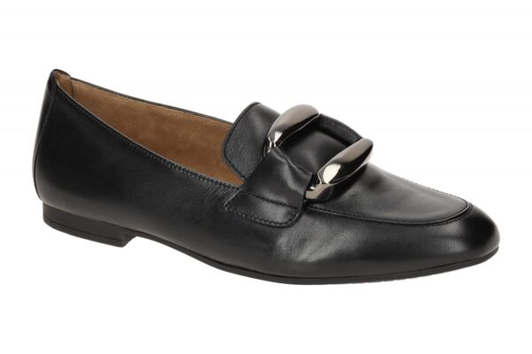 Gabor 45.215.27 schwarz - elegante Slipper f?r Damen