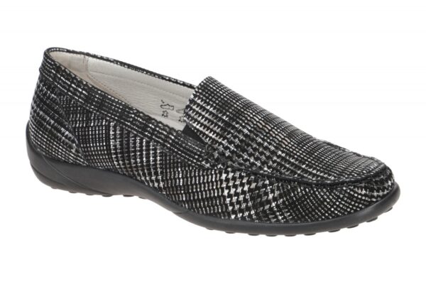 Waldl?ufer KL?RE 640004 135 001 schwarz - bequeme Slipper f?r Damen