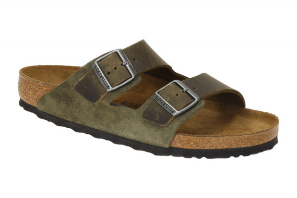 Birkenstock ARIZONA BS 1028151 dunkel-gr?n - bequeme Pantoletten f?r Herren