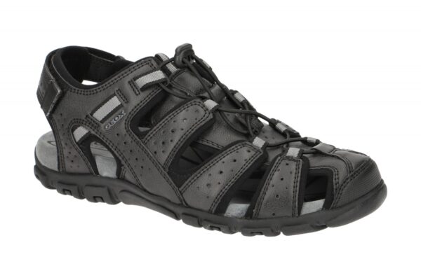 Geox S.STRADA U6224B 0MEBCC9999 schwarz - Trekkingsandale f?r Herren