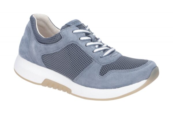 Gabor ROLLINGSOFT 46.946.34 hell-blau - bequeme Halbschuhe f?r Damen