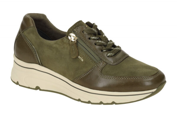 Tamaris Schuhe Sneaker gr?n olive 1-23711-42