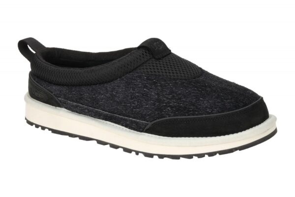 UGG TASMAN IOE 1155197 BLK schwarz - bequeme Slipper f?r Herren