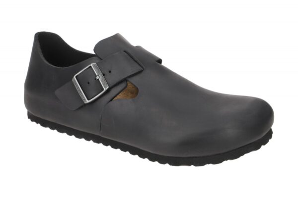 Birkenstock LONDON 166543 schwarz - UNISEX Damen- und Herrenschuhe