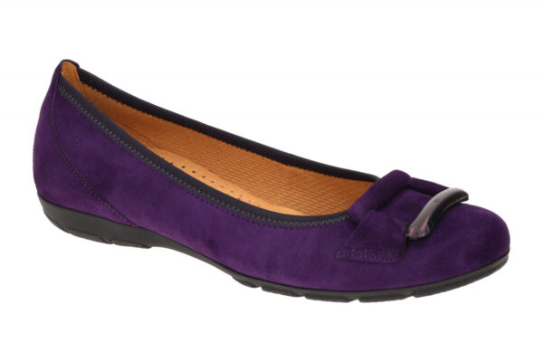 Gabor 54.166.13 violett - Ballerina - Halbschuhe - Slipper f?r Damen