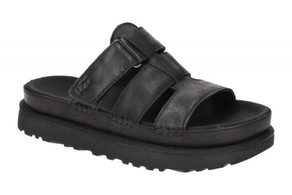 UGG GOLDENSTAR SLIDE 1154652 BLK schwarz - Pantolette f?r Damen