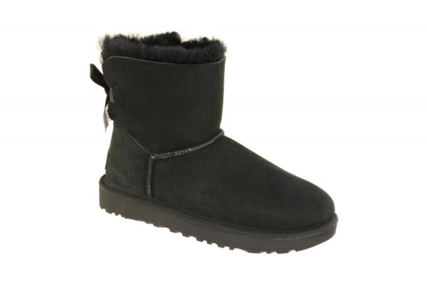 UGG MINI BAILEY BOW II 1016501 BLK schwarz - Winterstiefel f?r Damen