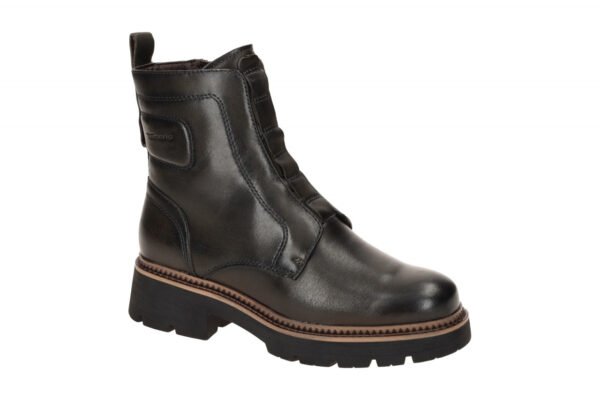 Tamaris Stiefelette Boots dunkelgr?n Leder 1-25420-43