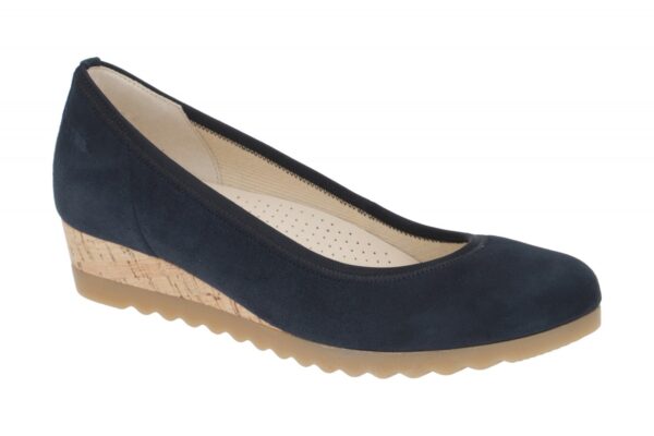 Gabor GENUA 42.641.46 dunkel-blau - Ballerina - Halbschuhe - Slipper f?r Damen