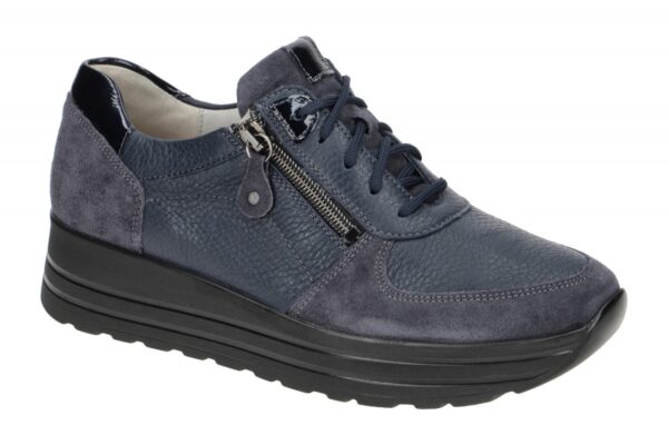 Waldl?ufer H 758001 402 200 dunkel-blau - bequeme Halbschuhe f?r Damen