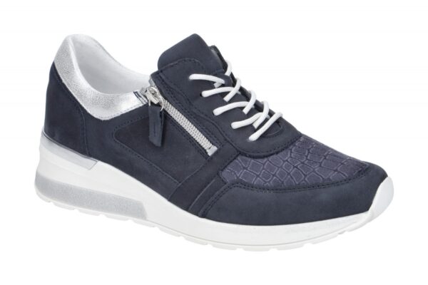 Waldl?ufer 939H01 304 217 dunkel-blau - bequeme Halbschuhe f?r Damen