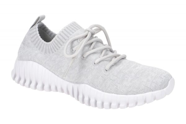 Bernie Mev. Gravity light grey hell-grau - sportliche Halbschuhe f?r Damen