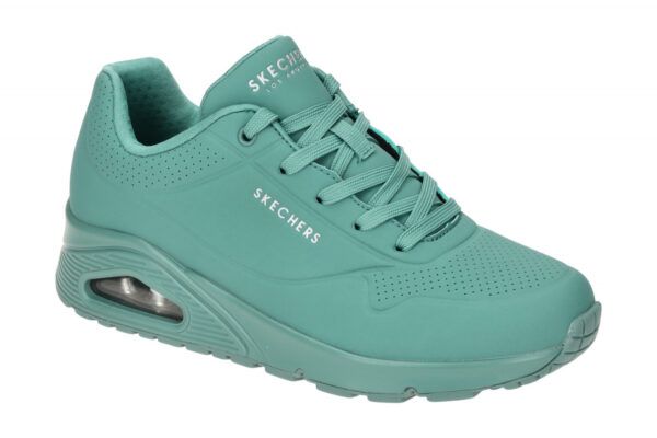 Skechers UNO 73690 TEAL t?rkis - sportliche Halbschuhe f?r Damen