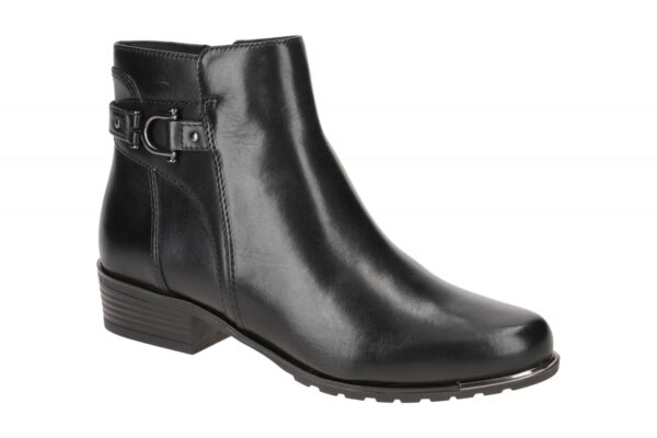 Caprice Stiefeleltte Ankle Boots schwarz Nappa 9-25334-41