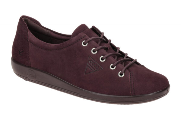 Ecco SOFT 2.0 20650302385 violett - bequeme Halbschuhe f?r Damen