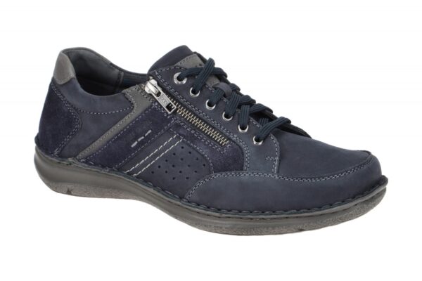 Josef Seibel ANVERS 87 43687 21 526 dunkel-blau - bequeme Halbschuhe f?r Herren