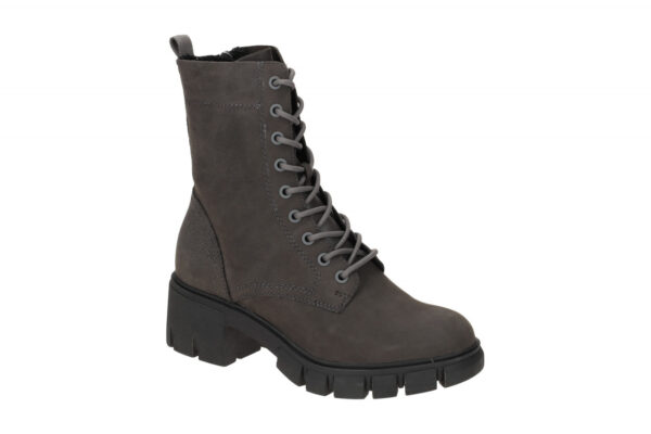 Tamaris Schn?r Stiefel Boots grau 1-25272-41