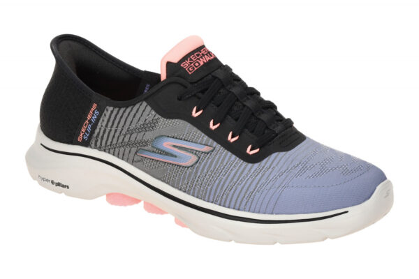 Skechers GO WALK 7 125250 BKMT violett - sportliche Halbschuhe f?r Damen