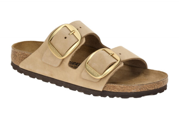 Birkenstock ARIZONA BIG BUCKLE 1024064 beige - Pantolette f?r Damen