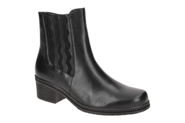 Gabor 94.663.27 schwarz - elegante Stiefelette f?r Damen