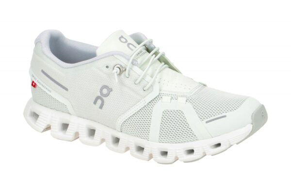 Damenschuhe on Cloud 5 ice wei? - hellgr?n Sport 59.98774