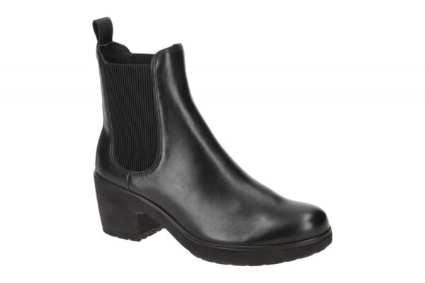 Ecco METROPOLE Zurich 22221301001 schwarz - bequeme Stiefelette f?r Damen