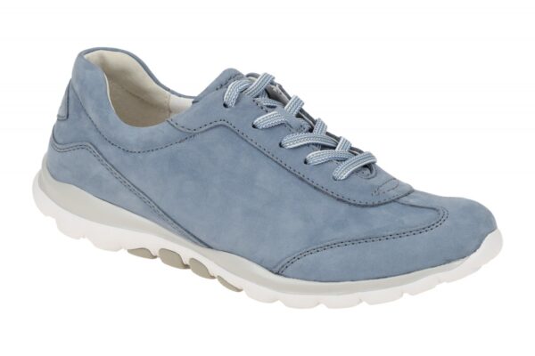 Gabor ROLLINGSOFT 46.965.26 hell-blau - sportliche Halbschuhe f?r Damen