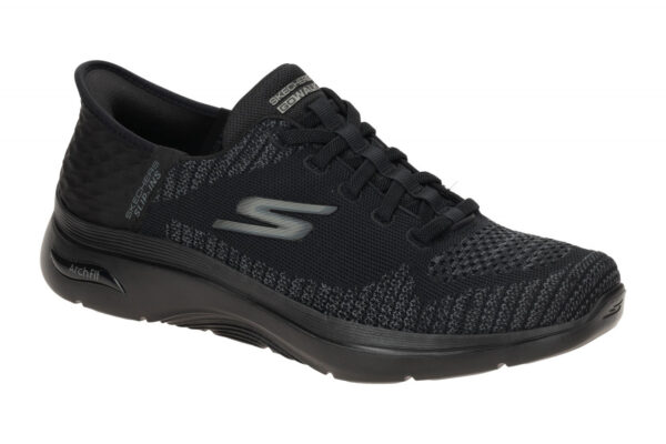 Skechers GO WALK ARCH FIT 2.0 216601 BBK schwarz - Slipper f?r Herren