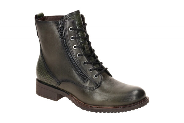 Tamaris Stiefel Schn?r Boots gr?n olive 1-25211-43