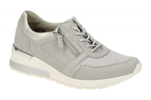 Waldl?ufer 939H01 305 070 grau - bequeme Halbschuhe f?r Damen