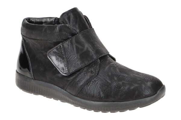 Waldl?ufer M 815801 201 001 schwarz - bequeme Stiefelette f?r Damen