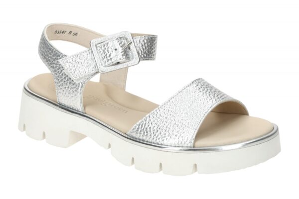 Paul Green 6134-02 silber - Sandalette f?r Damen