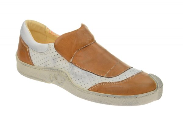 Eject SKAT 16920.001 camel white hell-braun - bequeme Slipper f?r Herren