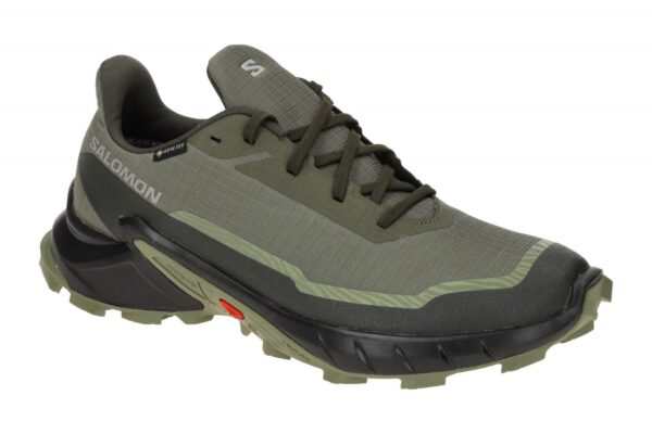 Salomon ALPHACROSS 5 GTX 473103 olive - Sportschuhe f?r Herren